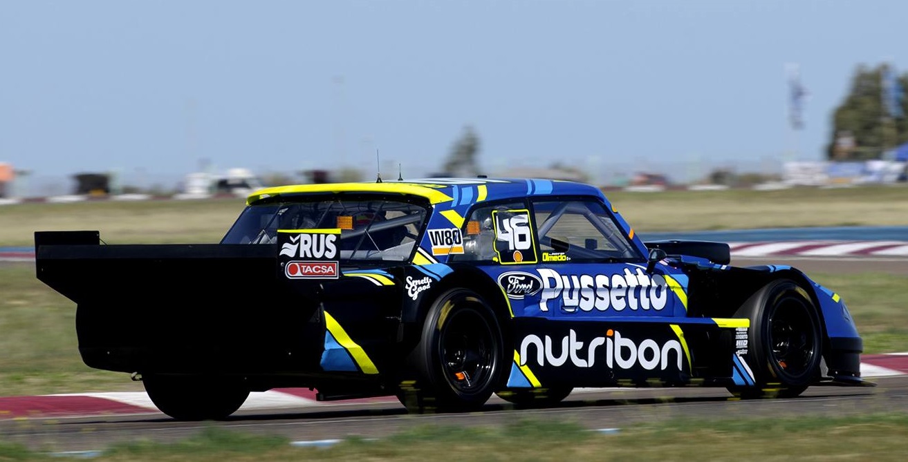 Olmedo lideró el segundo ensayo de TC Pista