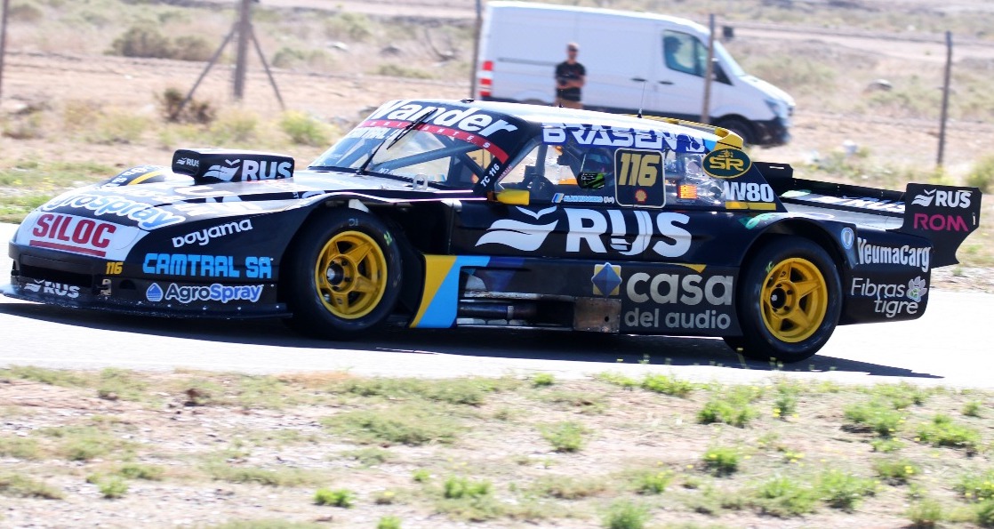 Ruggiero probó el Ford de TC en La Plata