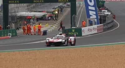 Pechito empezó liderando en los test de Le Mans
