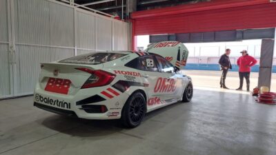 Ardusso probó el Honda de TN Clase 3 en Termas