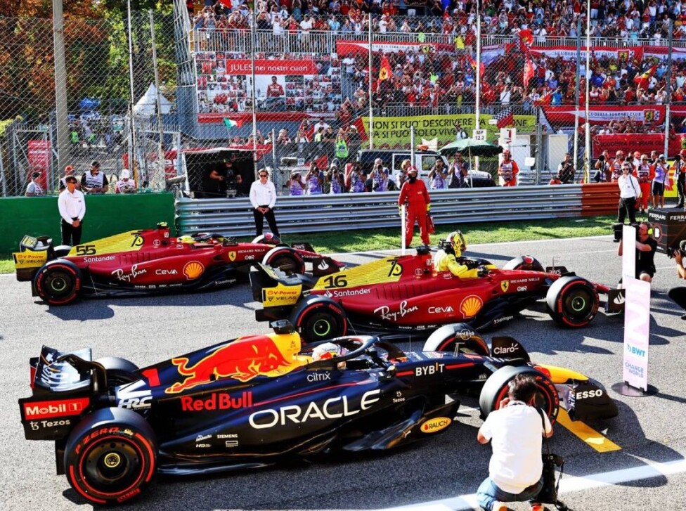F1 Monza Leclerc Sainz Verstappen