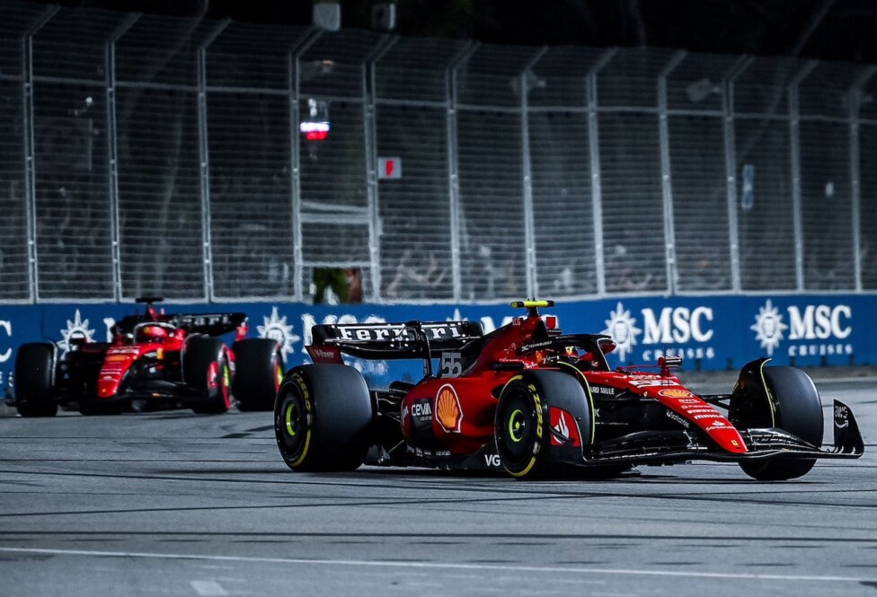 Ferrari Sainz Leclerc
