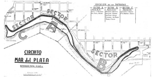 Plano El Torreón Mar del Plata 1949