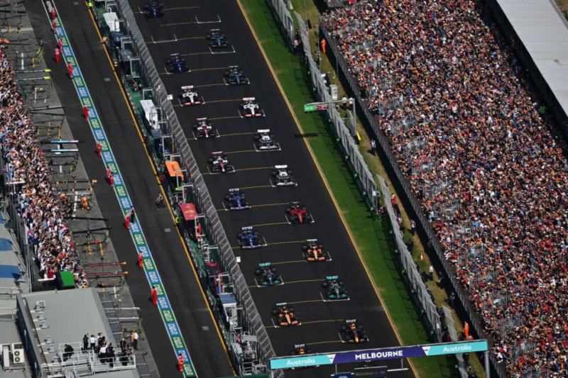 La Grilla De Largada De La F1 En El Gp De Australia Campeones