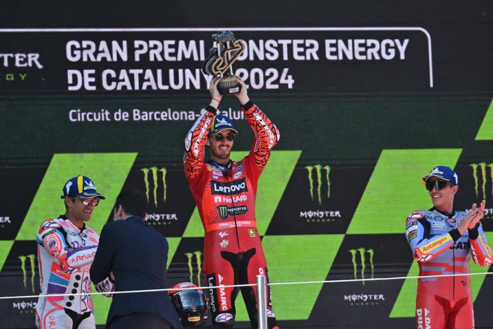 MotoGP Podio Barcelona