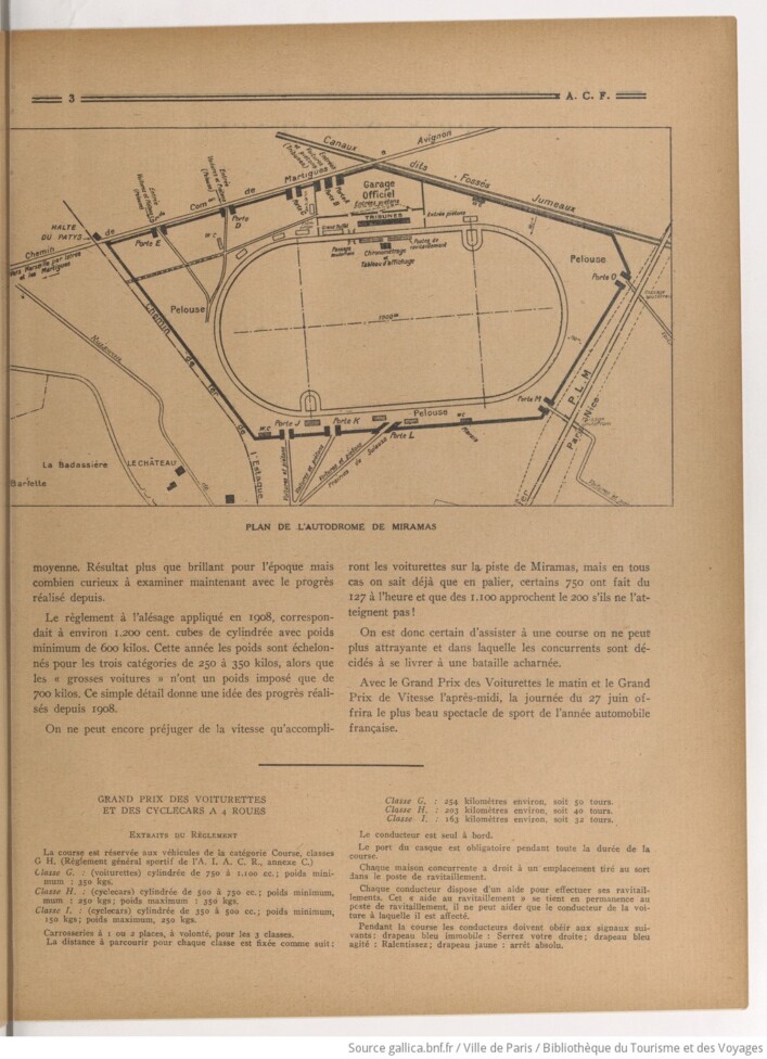 Programa 1924 GP Miramas