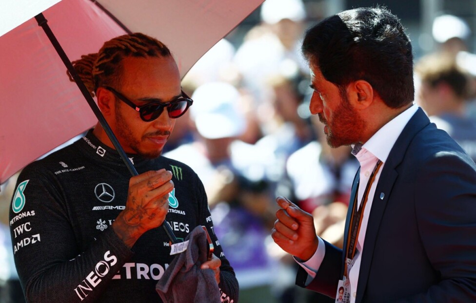 Lewis Hamilton Ben Sulayem