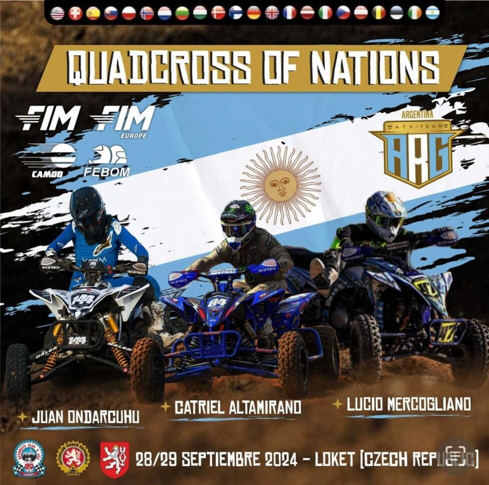 Argentina tiene selección de lujo para el Quadcross de las Naciones