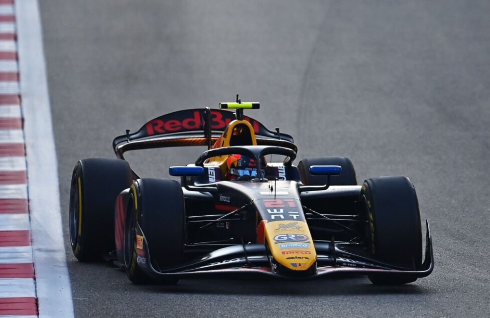 Josep Martí FIA F2 Yas Marina