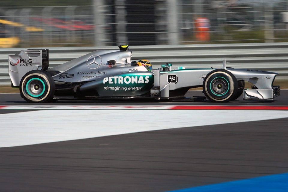 Hamilton Mercedes FW04 2013
