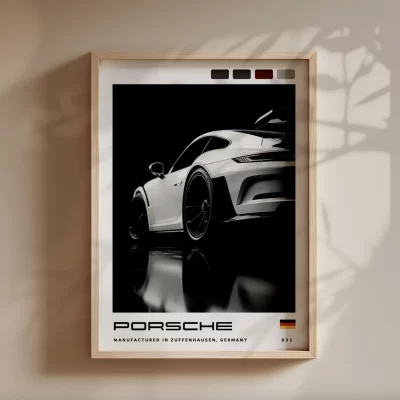 Cuadro Decorativo Porsche Moderno